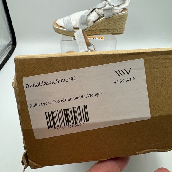 NEW Viscata Dalia Elastic Silver EUR 40 - Picture 2 of 11